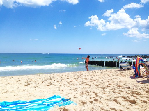 Summer days down the beach in Manasquan, NJ