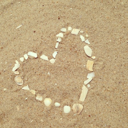 My little art creation in the sand