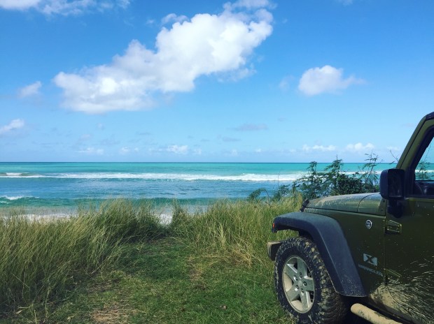 puerto rico jeep beach