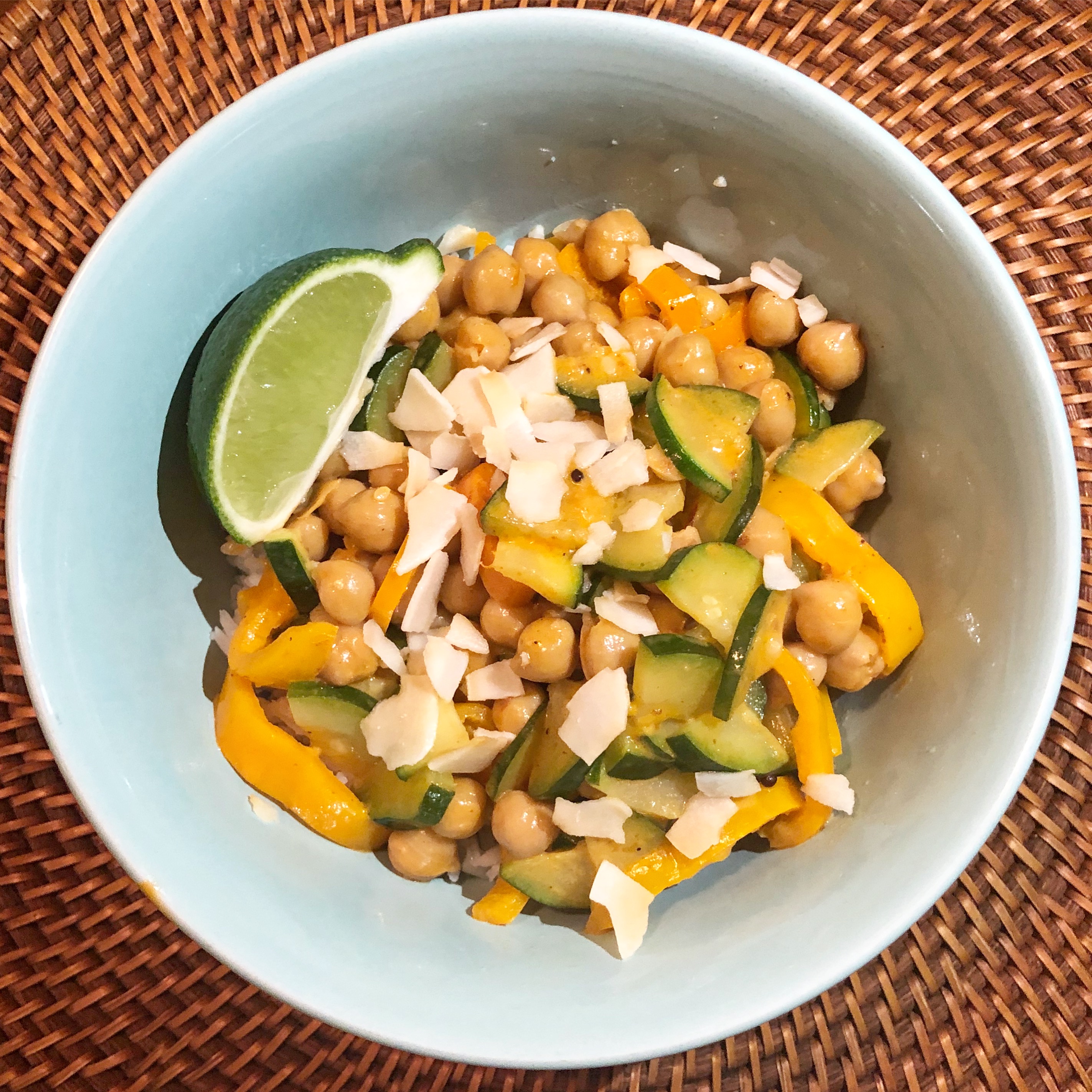 Blue Apron Chickpea Curry Bowl Meal Kit Cristina Nogueras